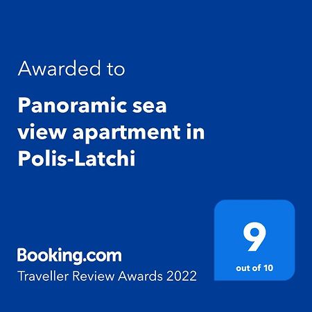 Panoramic Sea View Apartment In Polis-Latchi Exteriör bild